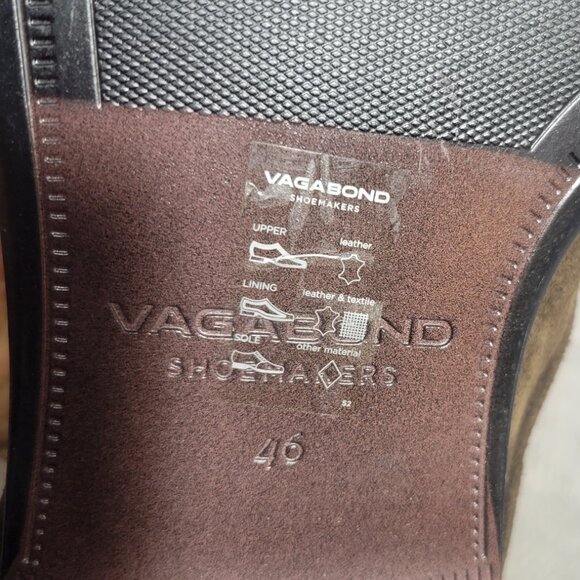 Vagabond Shoemaker Men's Size EU 46 US 13 Brown Java Suede Lace Up Derby Shoes - Picture 12 of 12